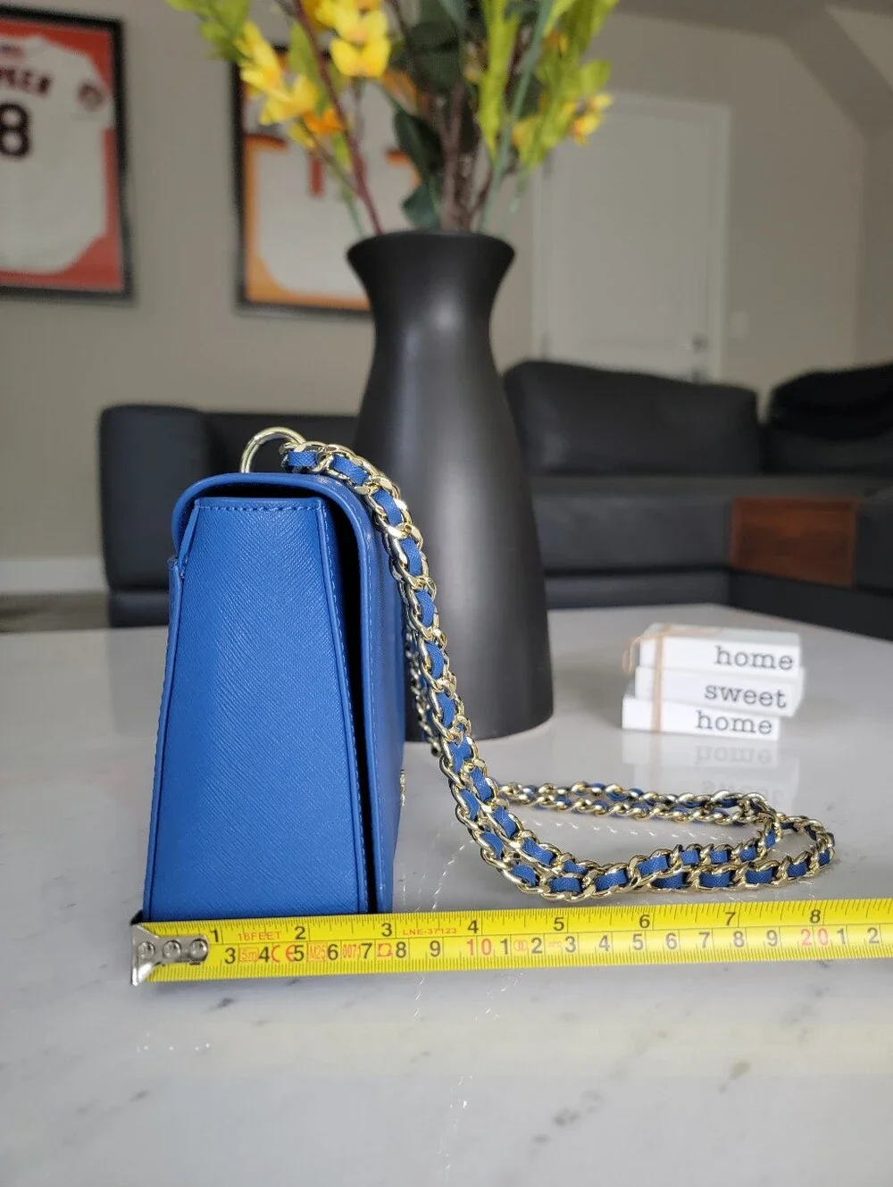 Tory Burch Emerson Shoulder Bag Regal Blue – Excellent Condition